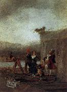 Francisco de Goya The Strolling Players Germany oil painting artist